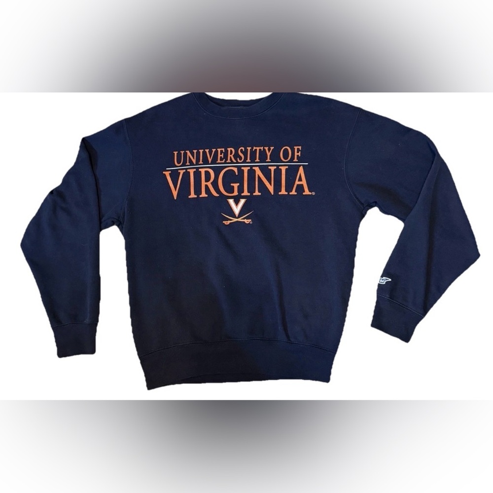 Vintage Blue 84 University Of Virginia Sweatshirt Size Small Unisex